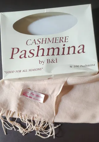 Pashmina 100% Cashmere nuova