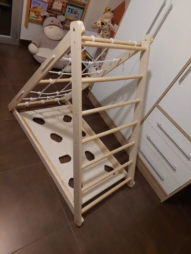 Triángulo de escalada Pikler madera