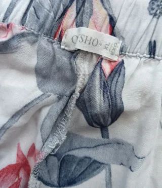 Pantalón pijama estampado flores talla XL mujer