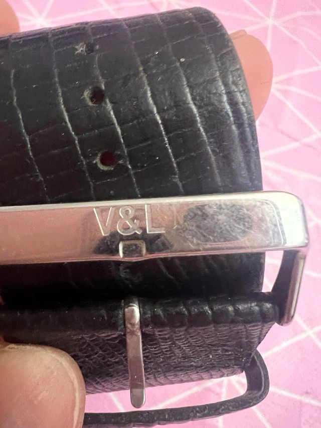 Reloj Victorio & Lucchino Negro/Plata en perfecto