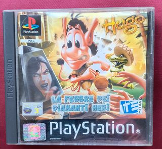 Hugo La Febbre Dei Diamanti Neri PS1 Completo