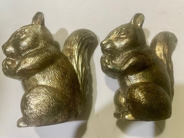 Set 2 Ardillas Salero y Pimentero Metal