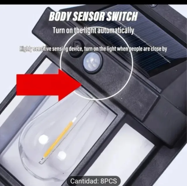 Lámparas Solares de Pared Nuevas