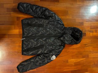 Giubbino Armani nero trapuntato