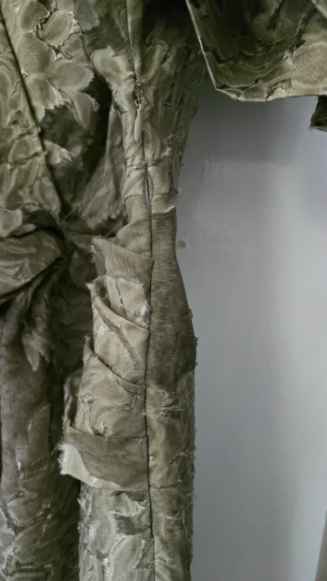 Vestido Zara Drapado Talla XL