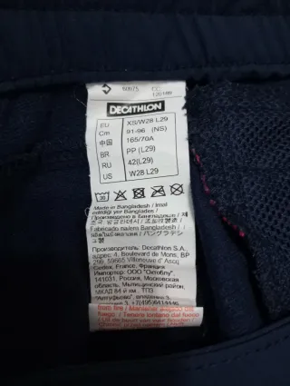 Pantalones Montaña Mujer Azul