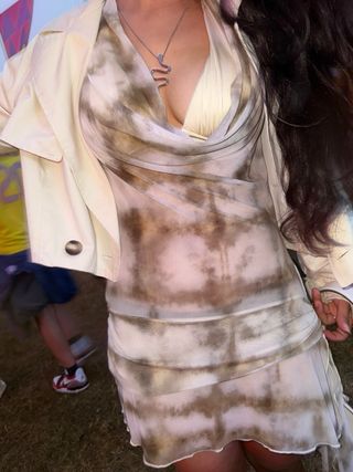 Vestido Pareo Malla Tie Dye Bershka