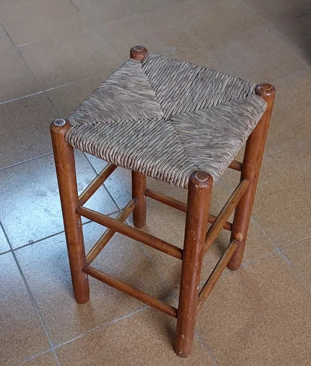 Banco in legno e rattan design