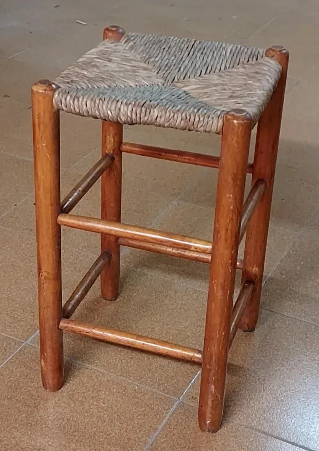 Banco in legno e rattan design