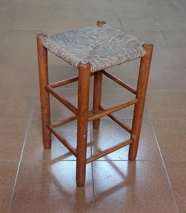 Banco in legno e rattan design