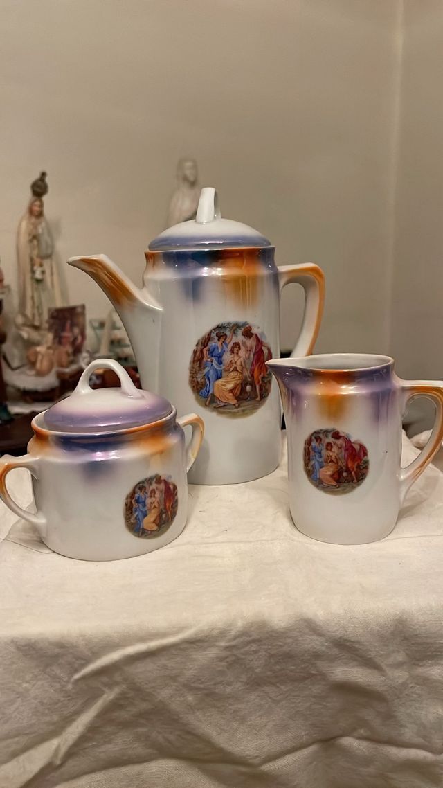 Juego de café vintage porcelana