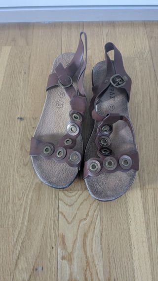 Sandalias Marypaz Marrones Talla 37