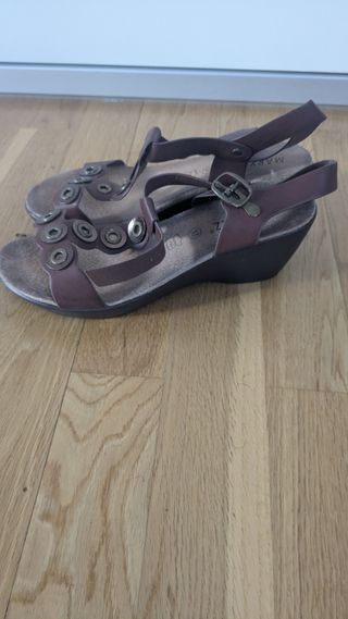 Sandalias Marypaz Marrones Talla 37