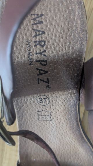 Sandalias Marypaz Marrones Talla 37