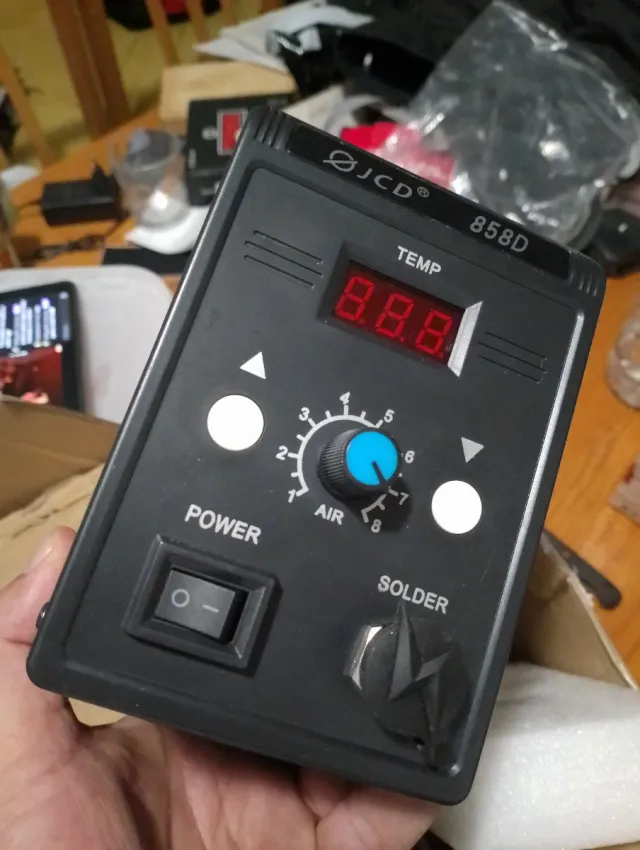 Soldador Pistola Aire Caliente JCD 858D