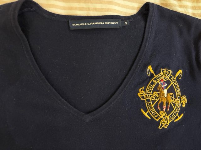 Polo Ralph Lauren Jersey Azul Marino Talla S