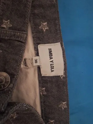 Pantalón Bimba y Lola estrellas gris