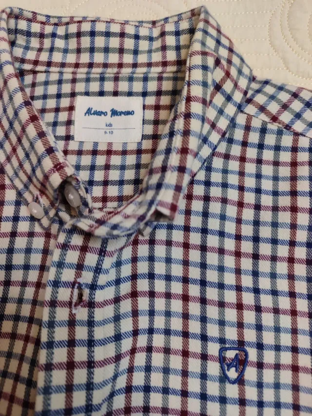 Camisa cuadros niño Álvaro Moreno 9-10 años