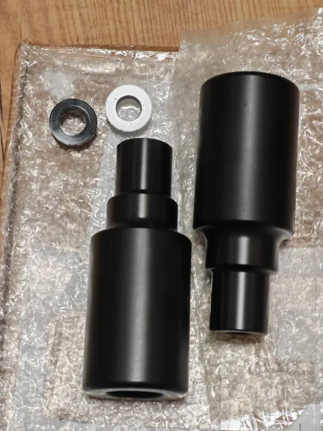 Protetores antivuelcos Chasis Moto Negro