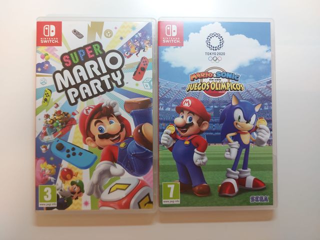 Pack Mario Party y Mario & Sonic JJJO Switch