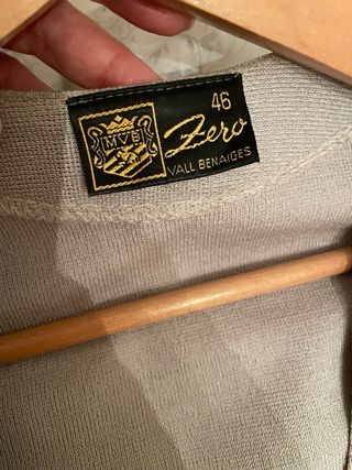 Chaqueta Beige Mujer Talla 46