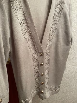 Chaqueta Beige Mujer Talla 46