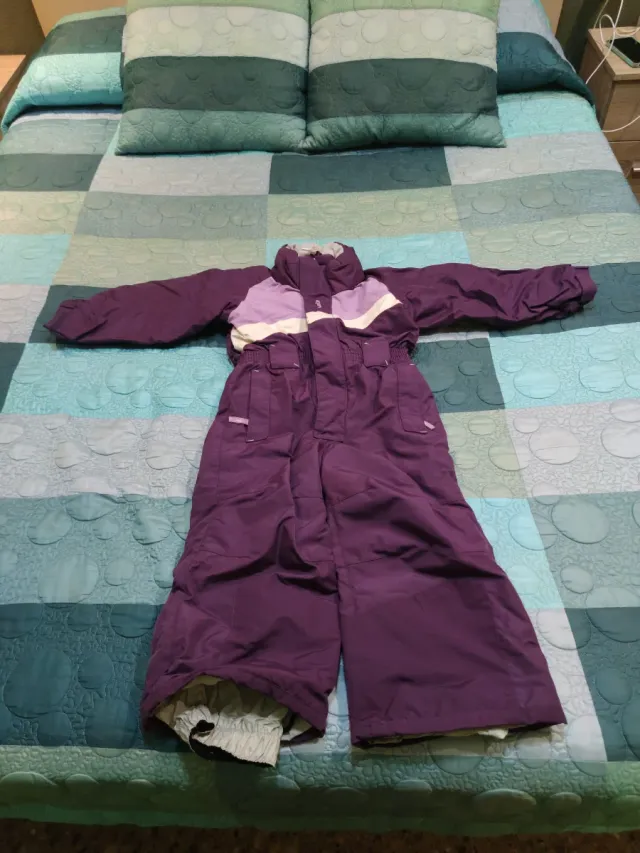 Mono de nieve para niña morado