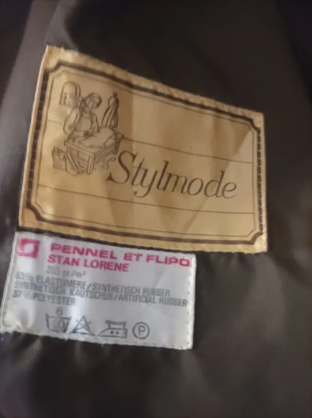 Gabardina larga mujer tela con brillo T.44-46