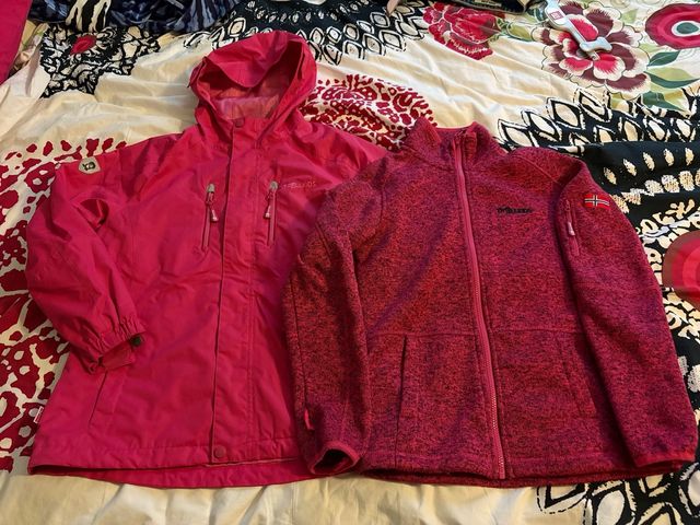 Abrigo Trollkids 3 en 1 niña impermeable 11 - 12 a