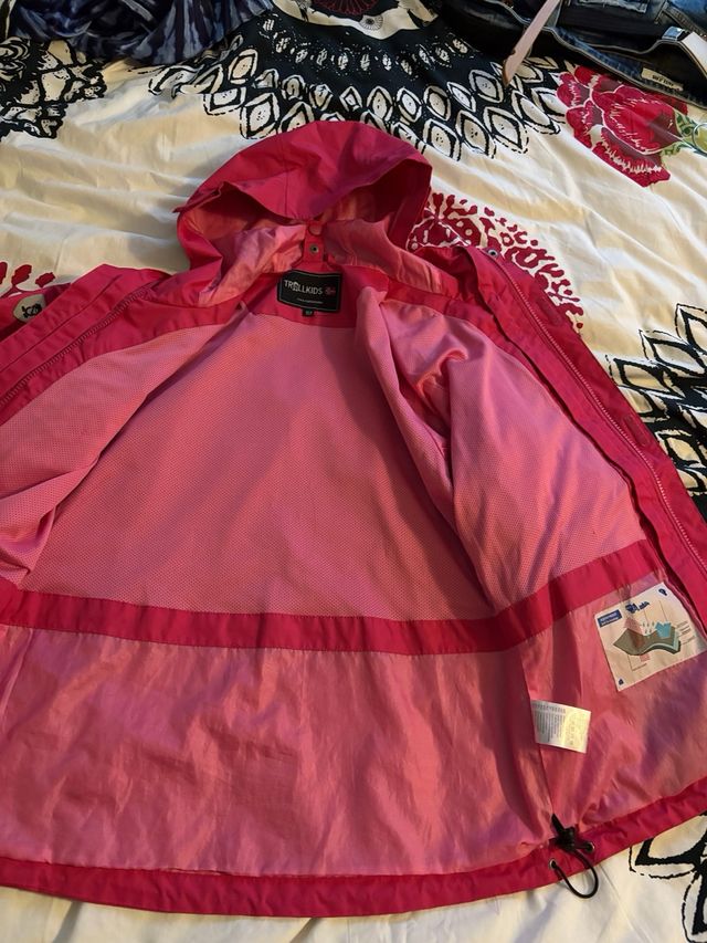 Abrigo Trollkids 3 en 1 niña impermeable 11 - 12 a