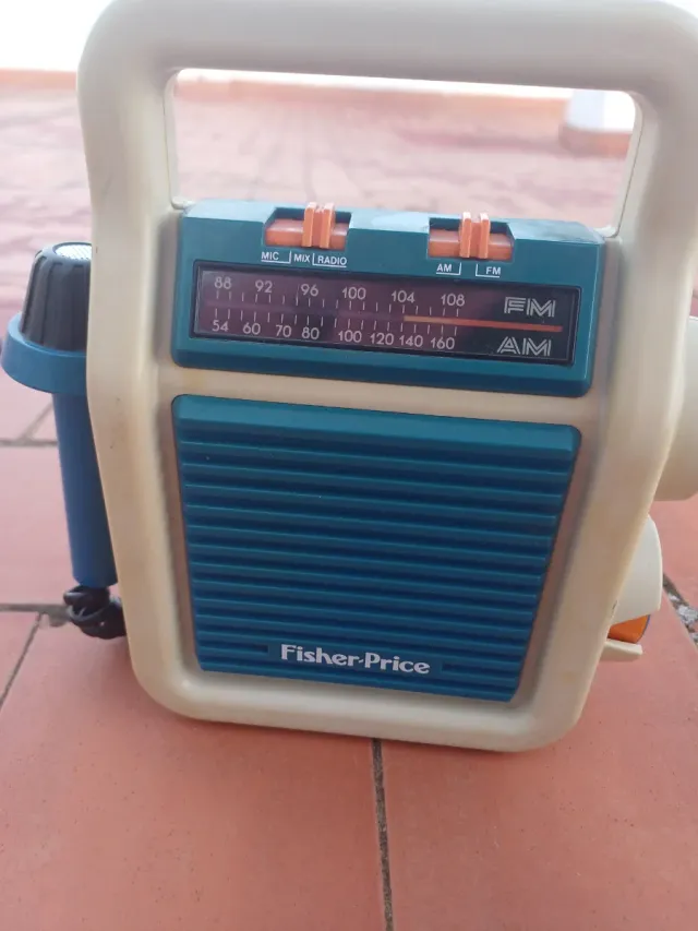 Radio Micrófono Fisher Price 1984