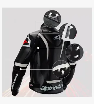 Traje de Motociclismo Alpinestars Negro