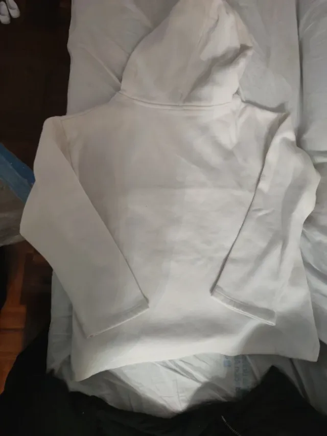 Sudadera Puma Niña Blanca y Rosa