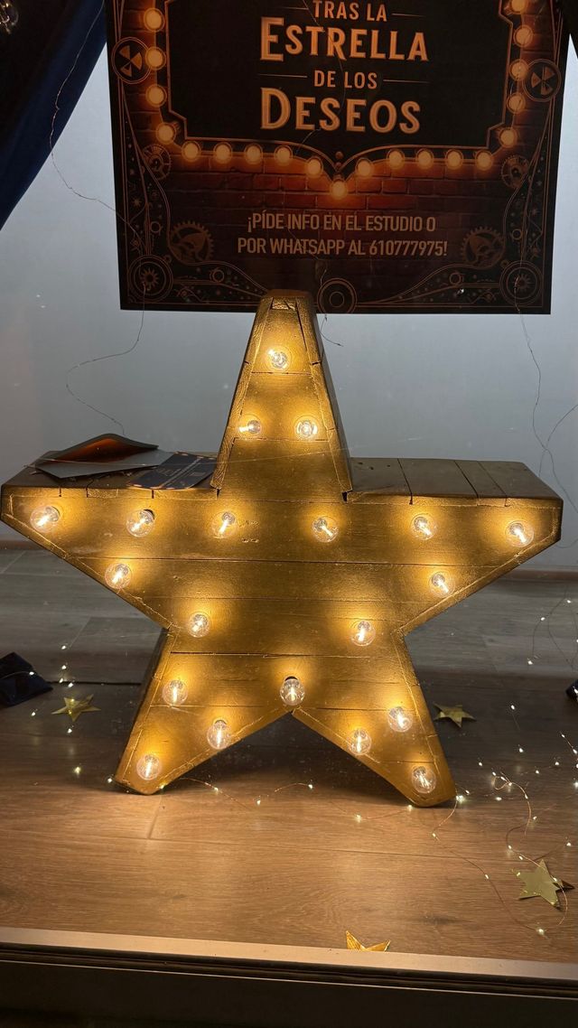 Decoración Estrella Luminosa