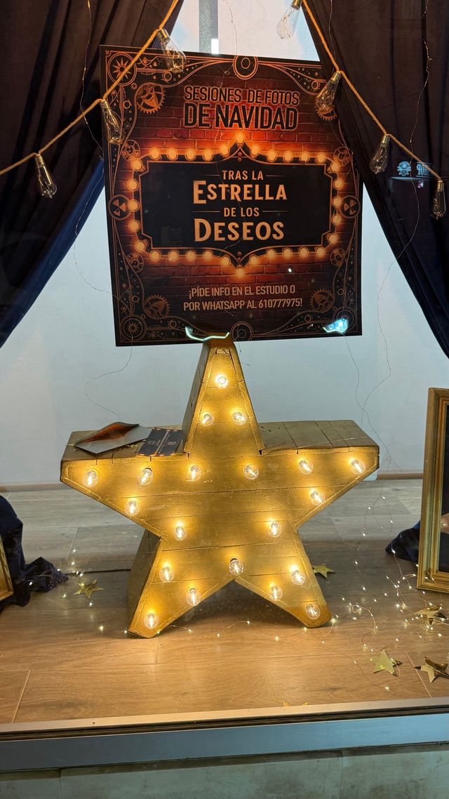 Decoración Estrella Luminosa