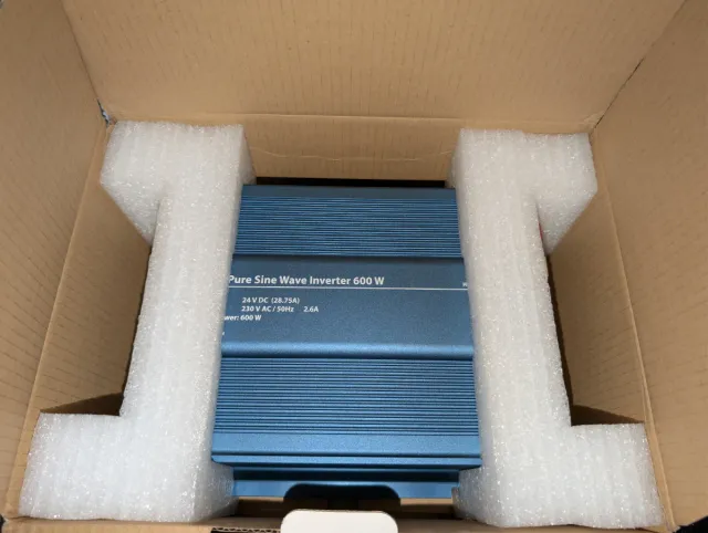 Inverter Corrente 24V 230V 600W Onda Pura