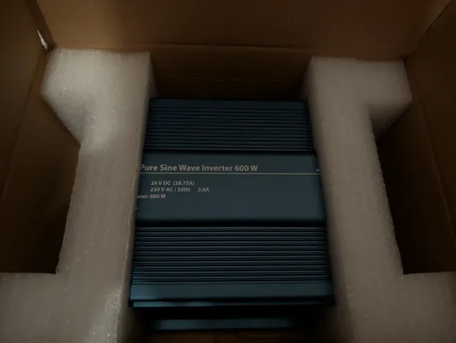 Inverter Corrente 24V 230V 600W Onda Pura