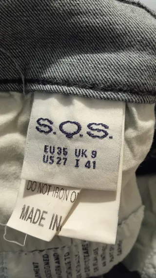 Pantalón vaquero mujer SOS azul