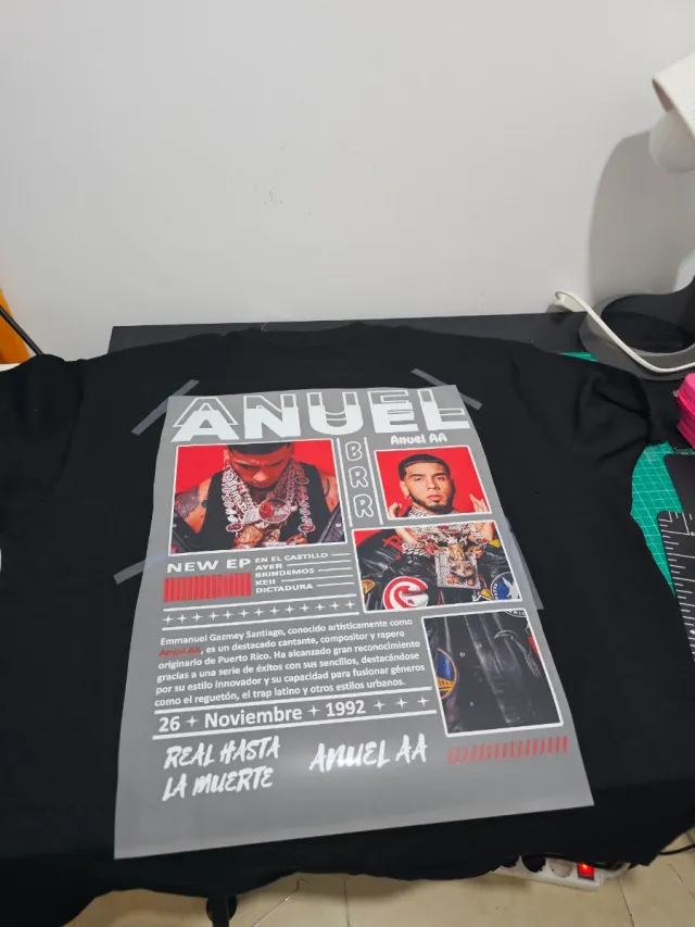 Camiseta Anuel AA Negra