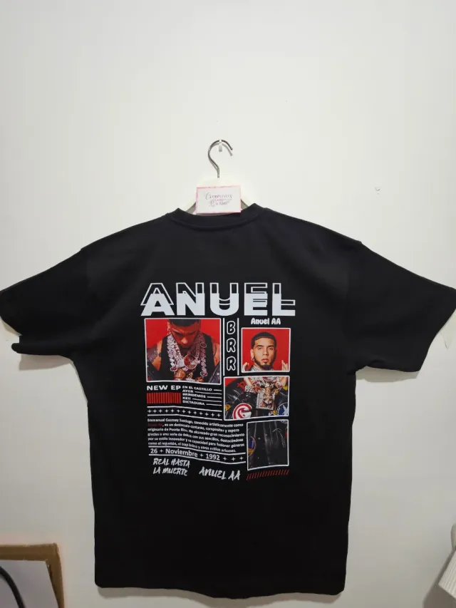 Camiseta Anuel AA Negra