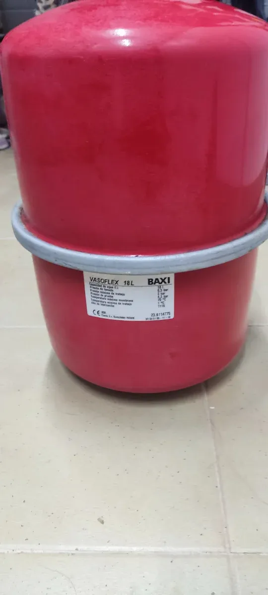 Vaso Expansión Baxi 18L Calefacción