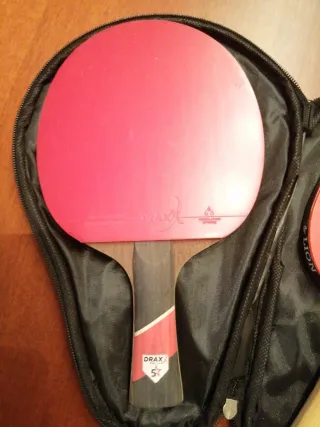 Raquetas de ping-pong con funda