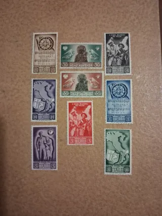 Francobolli Polonia in Italia 1946