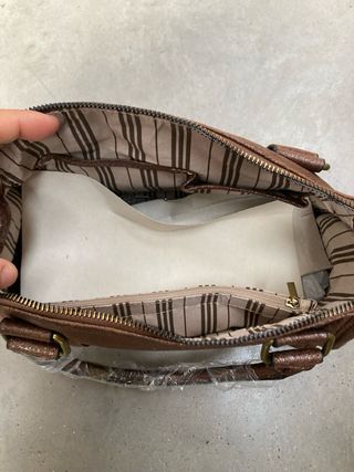 Borsa Andrea Massi vintage marrone coffee