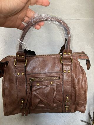 Borsa Andrea Massi vintage marrone coffee