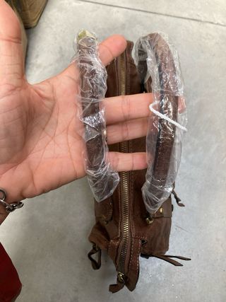 Borsa Andrea Massi vintage marrone coffee