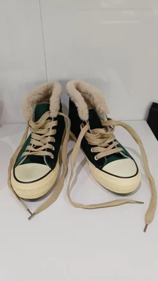 Zapatillas tipo converse forradas talla 38 NUEVAS