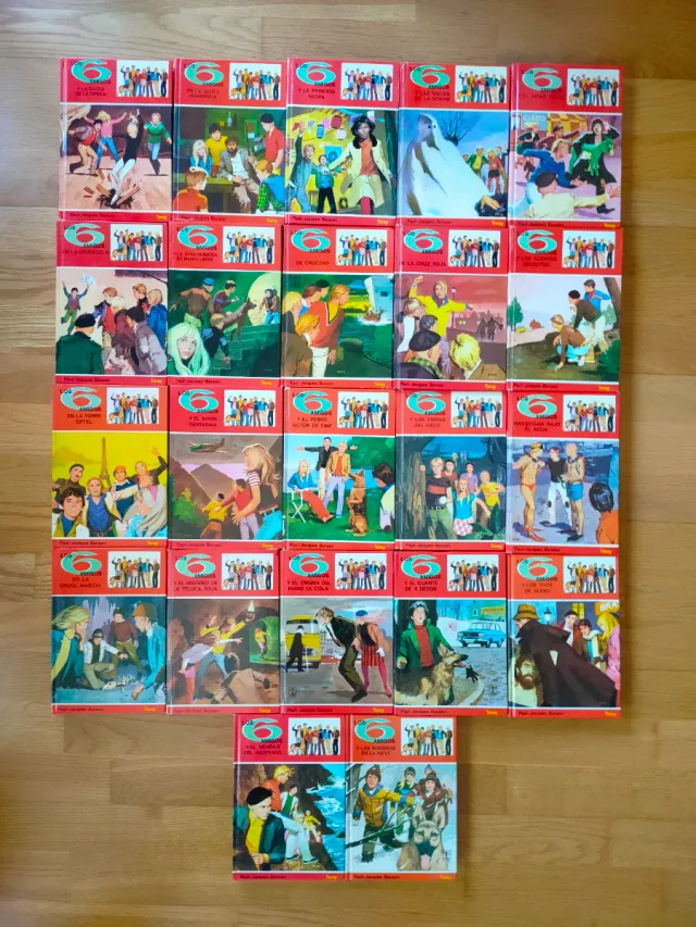 Colección libros "Los 6 amigos"