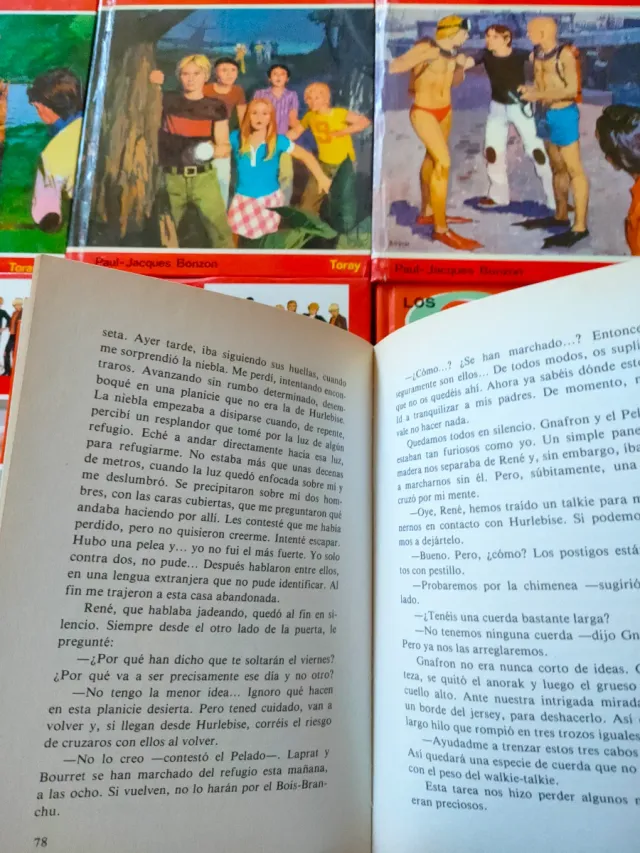 Colección libros "Los 6 amigos"