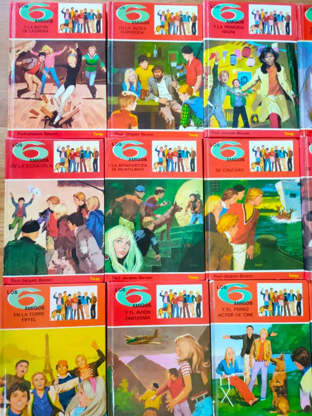 Colección libros "Los 6 amigos"
